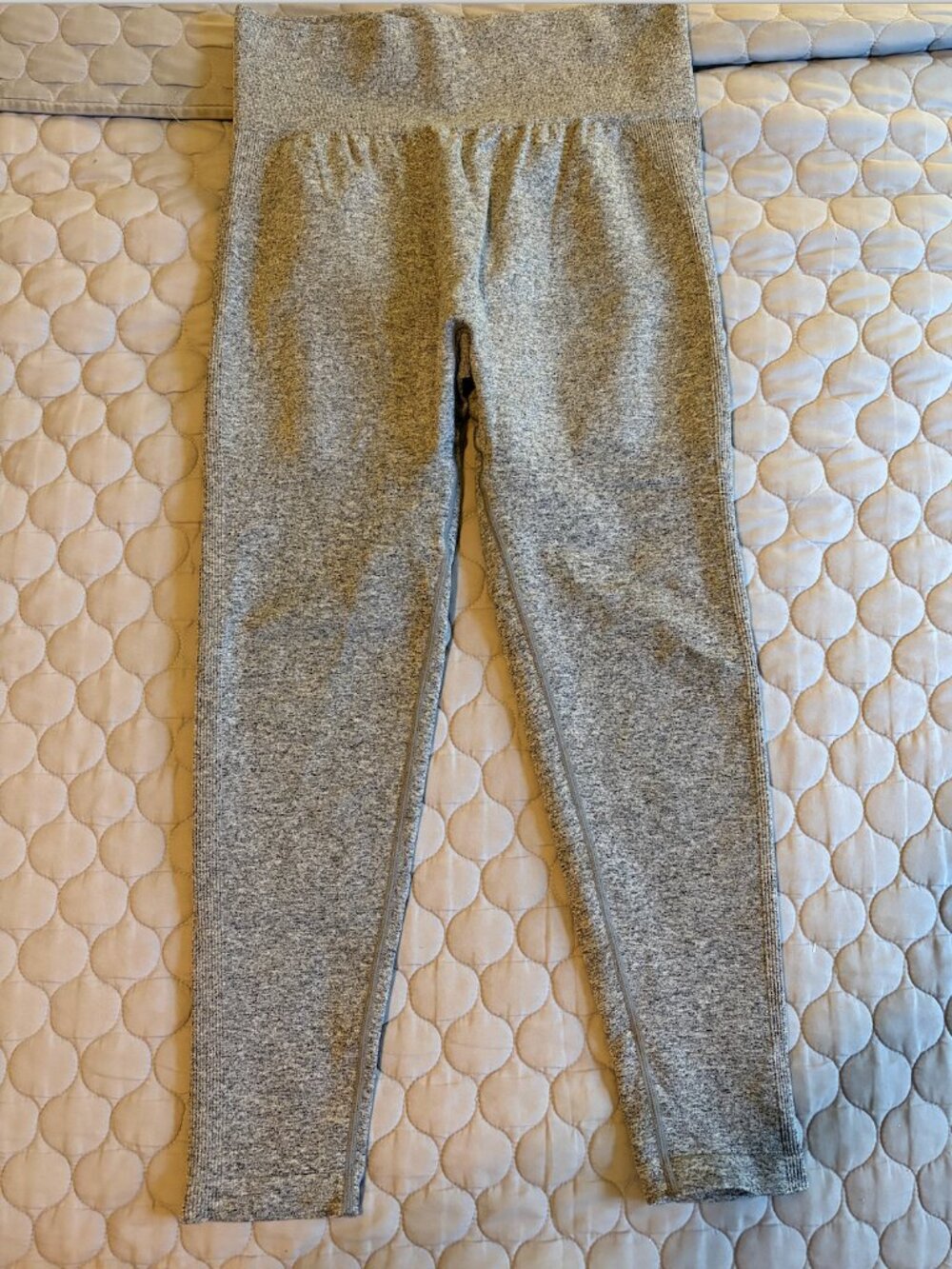 Grey Scrunch Leggings